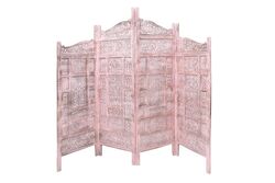 HSH-KRVN ORTAK - 8503-8450-RAC-2230 PARAVAN ANTIK PEMBE 200x10x180cm