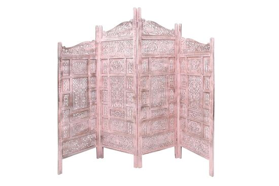 8503-8450-RAC-2230 PARAVAN ANTIK PEMBE 200x10x180cm