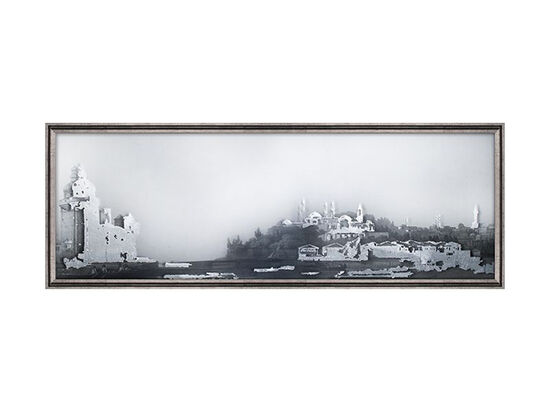 97080011 TABLO DK-9483 45X155CM GÜMÜŞ