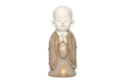 HYK1100 AYAKTA DUA EDEN YOGİ 14X32 CM KREM-GOLD - Thumbnail