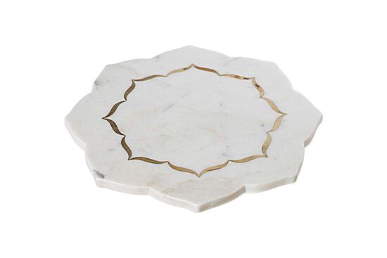 MARBLE DEKORATIF DÖNEN SUNUMLUK 36x36x5cm (AH-13047A)