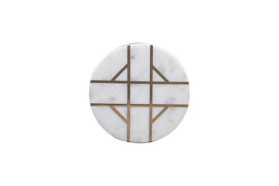 MARBLE DEKORATIF KUTU 13x13x8cm BEYAZ (1H-13093)