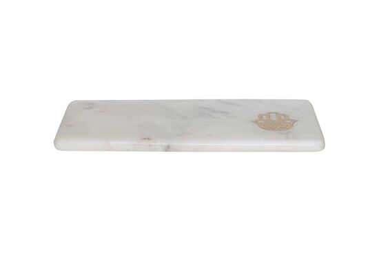 MARBLE KESME TAHTASI 30x15x2.5cm BEYAZ (AH-13067)