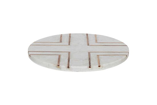 MARBLE SUNUMLUK 30x30x15cm BEYAZ (AH-13075)