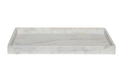 TEPSİ - MARBLE TEPSI 30x46x4cm BEYAZ (AH-13046)