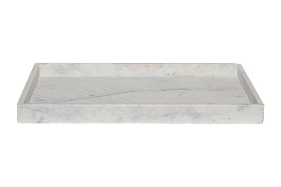 MARBLE TEPSI 30x46x4cm BEYAZ (AH-13046)