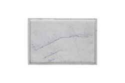 MARBLE TEPSI 30x46x4cm BEYAZ (AH-13046) - Thumbnail