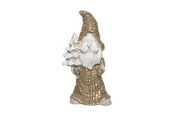 KERVAN - MİNİ NOEL BABA GOLD-KREM 6x12cm HYK874